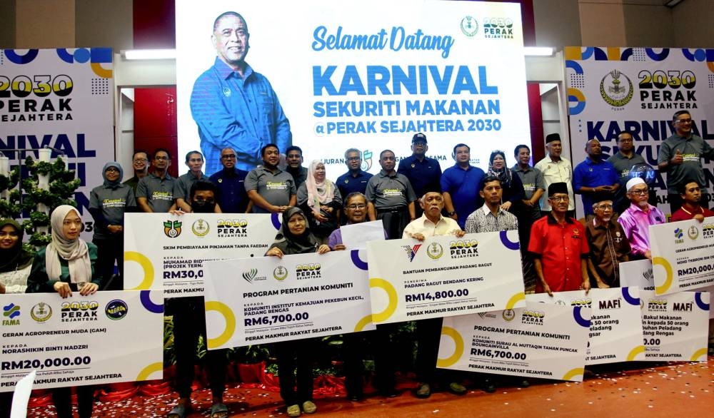 Menteri Besar Datuk Seri Saarani Mohamad said the action plan could help the people in the state to increase their income and improve their living standards. — Bernama pic