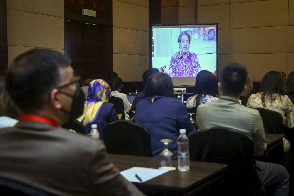 Health Minister Khairy Jamaluddin said the ministry was still developing which categories would most require the booster vaccine dose based on epidemiological data. — Bernama pic 