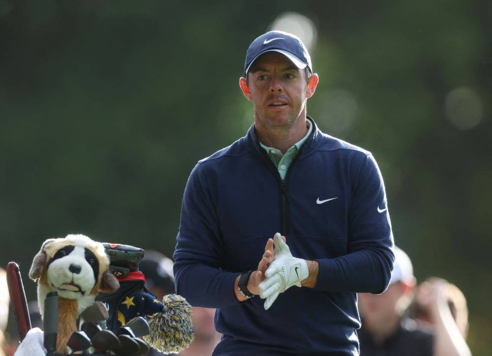Rory McIlroy is pictured during the BMW PGA Championship at the Wentworth Golf Club in Britain September 7, 2022. — Reuters pic
