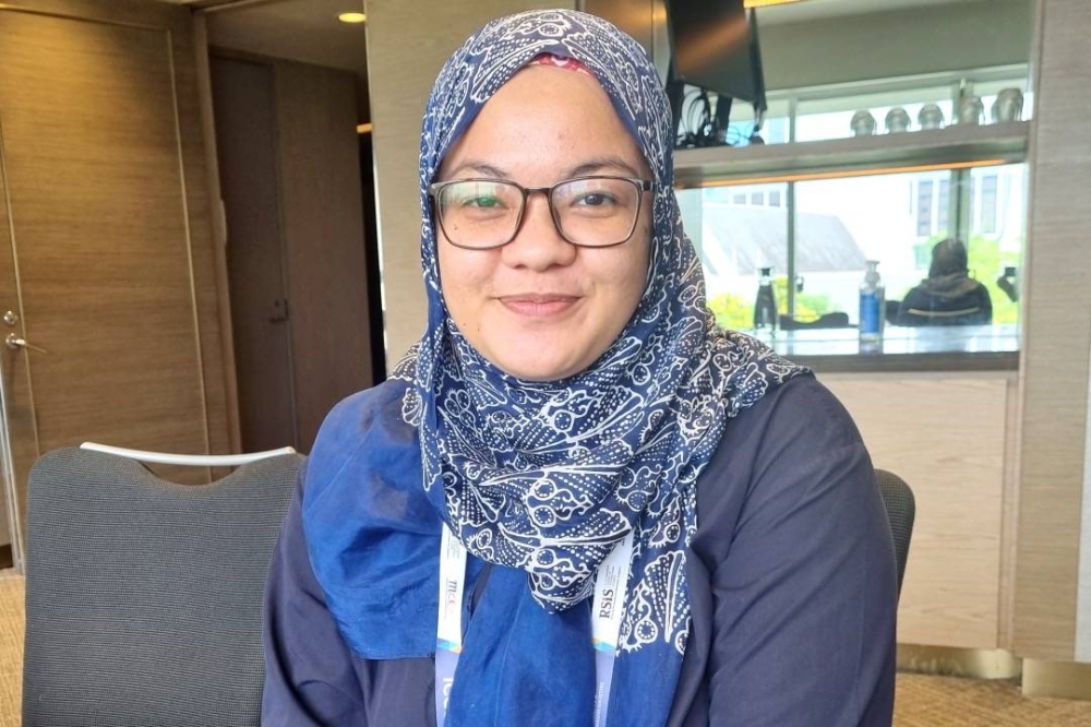 Wan Atikah Wan Yusoff of the Penang Harmony Centre says more interfaith work needs to be done for Malaysian multi-religious society to co-exist comfortably, September 8, 2022 — Picture by Zurairi A.R.