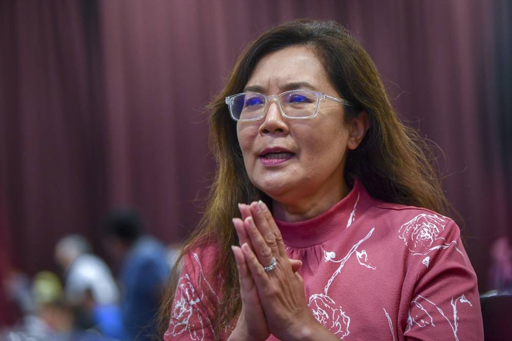 Malaysian National News Agency (Bernama) chairman Senator Datuk Ras Adiba Radzi speaks during the closing ceremony of the anti-corruption with the deaf community programme organised by the Malaysian Anti-Corruption Commission (MACC) in Putrajaya July 24, 2022. — Bernama pic