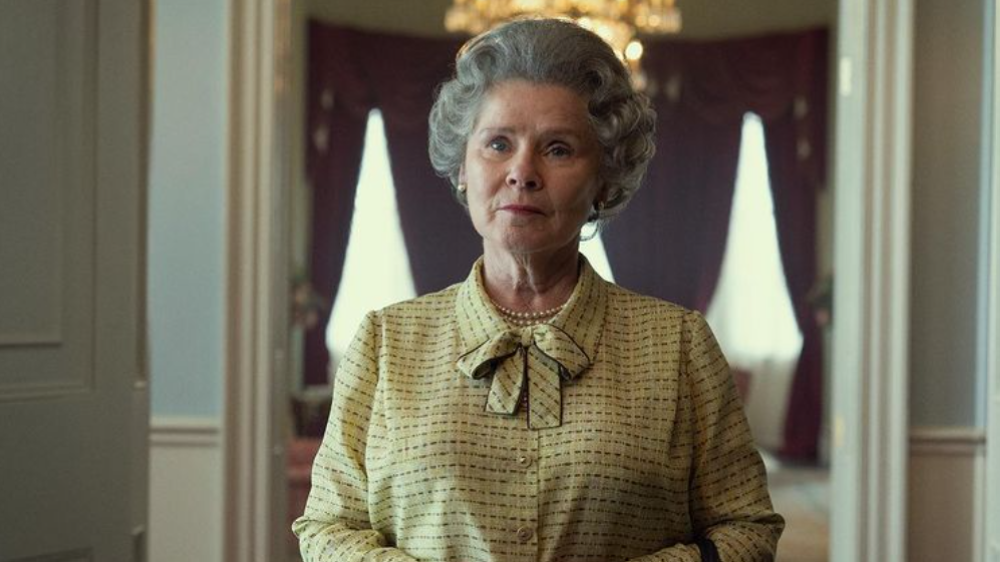 Season Six of Netflix’s ‘The Crown’ will halt filming due to the passing of Queen Elizabeth II (played in the show by Imelda Staunton). — Instagram screencap