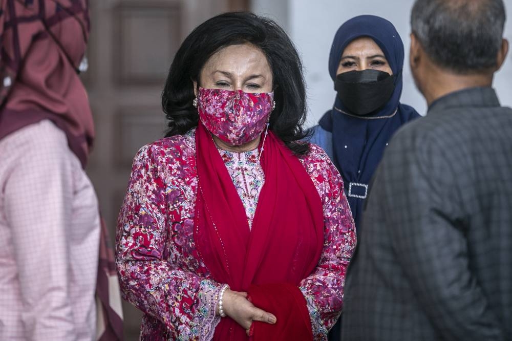 Datin Seri Rosmah Mansor is pictured at the Kuala Lumpur High Court September 12, 2022. — Picture by Hari Anggara