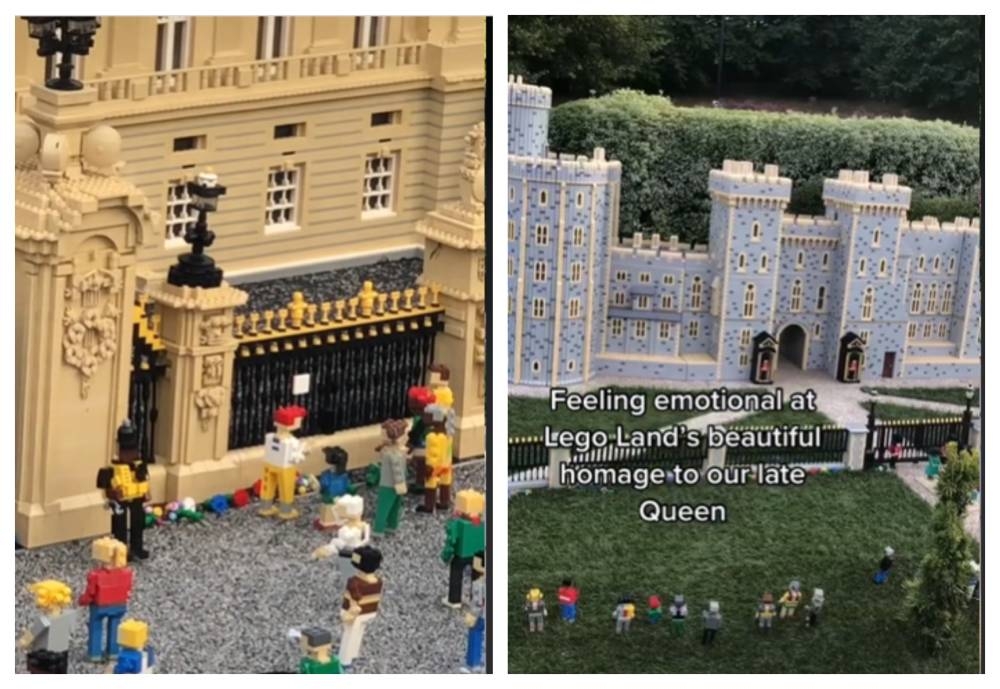 TikTok users have been in awe over Legoland's miniature versions of Buckingham Palace and Windsor Castle. — Screenshot via Tiktok/aaminatz