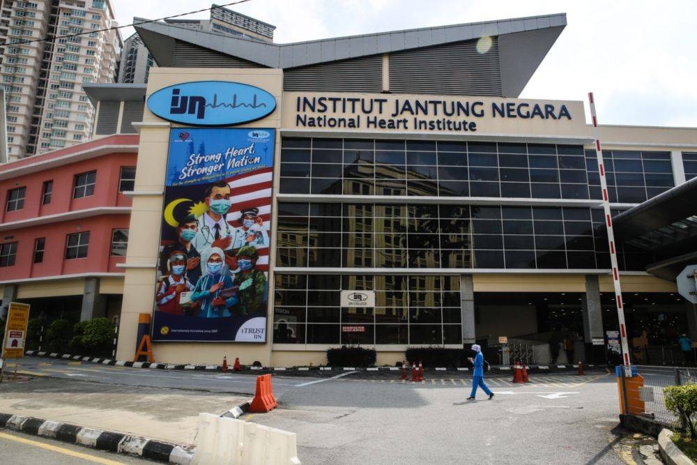 A general view of the National Heart Institute in Kuala Lumpur January 22, 2022. — Picture by Yusof Mat Isa