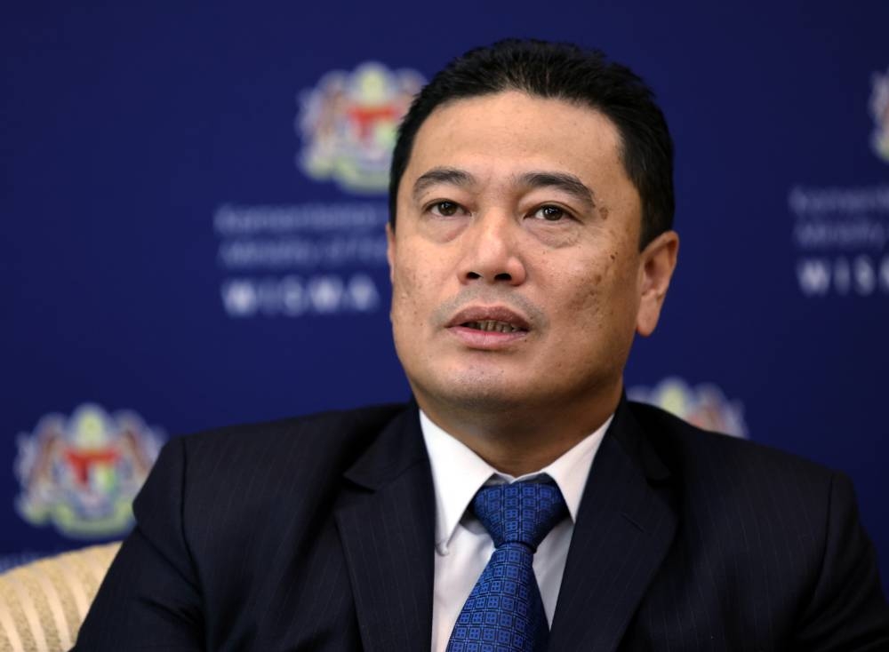 Malaysian Ambassador to Cambodia Datuk Eldeen Husaini Mohd Hashim during an interview with Bernama regarding employment fraud syndicates involving Malaysians in Cambodia in Putrajaya September 13, 2022. — Bernama pic