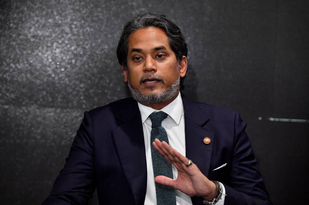 Health Minister Khairy Jamaluddin speaks to the media after the signing of a MoU between MOH and IHH Healthcare Malaysia in Kuala Lumpur, September 14, 2022. — Bernama pic 