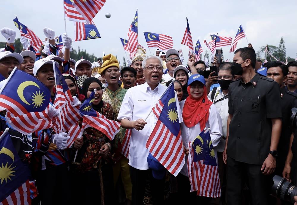 Prime Minister Datuk Seri Ismail Sabri Yaakob poses for the camera at Universiti Pertahanan Nasional Malaysia in Kuala Lumpur September 15, 2022. — Bernama pic
