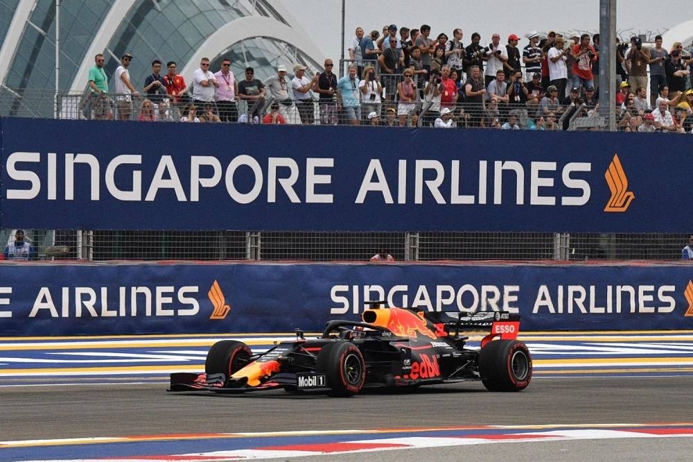 Red Bull’s Dutch driver Max Verstappen during a practice session for the Formula One Singapore Grand Prix in 2019. — AFP pic 
