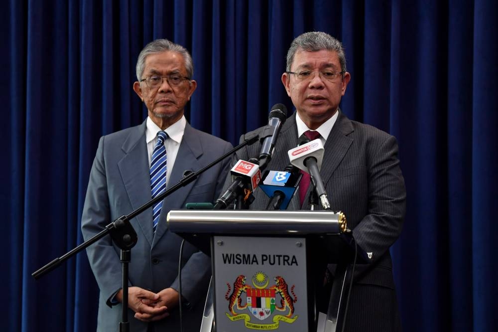 Foreign Minister Datuk Seri Saifuddin Abdullah said a Malaysian student at Al Azhar University has been detained by Egyptian authorities. — Bernama pic