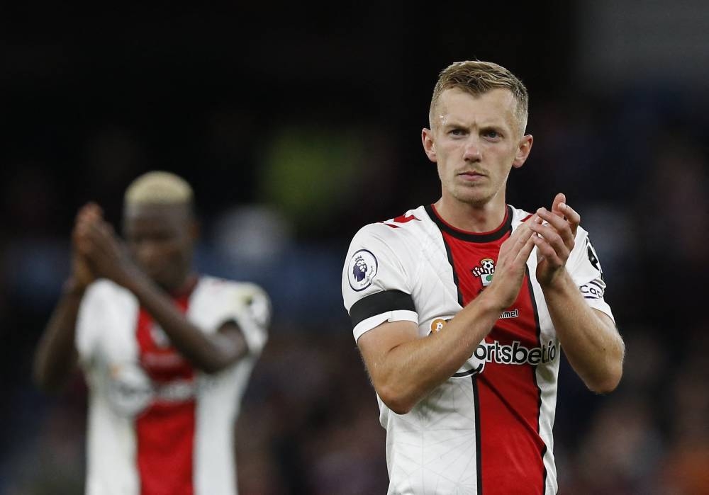 Ward-Prowse has been included in Southgate’s squad for the upcoming Nations League games against Italy and Germany. — Reuters pic