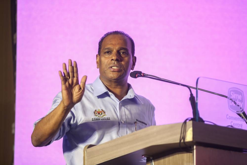 Human Resources Minister Datuk Seri M. Saravanan says the government has agreed to the recruitment of 10,000 workers from Sri Lanka after taking into account the state of the country which is hit by the current economic crisis. ― Picture by Ahmad Zamzahuri