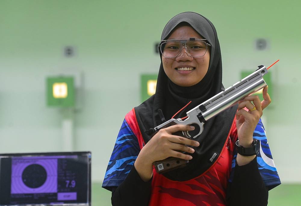 The 20-year-old said she would be representing the country at the World Championships in Egypt next month in a bid to earn a ticket to the 2024 Paris Olympics. — Bernama pic  