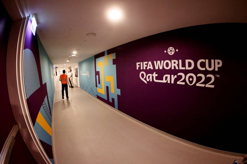 General view inside the Al Thumama Stadium in Doha ahead of the World Cup in Qatar, September 22, 2022. — Reuters pic 