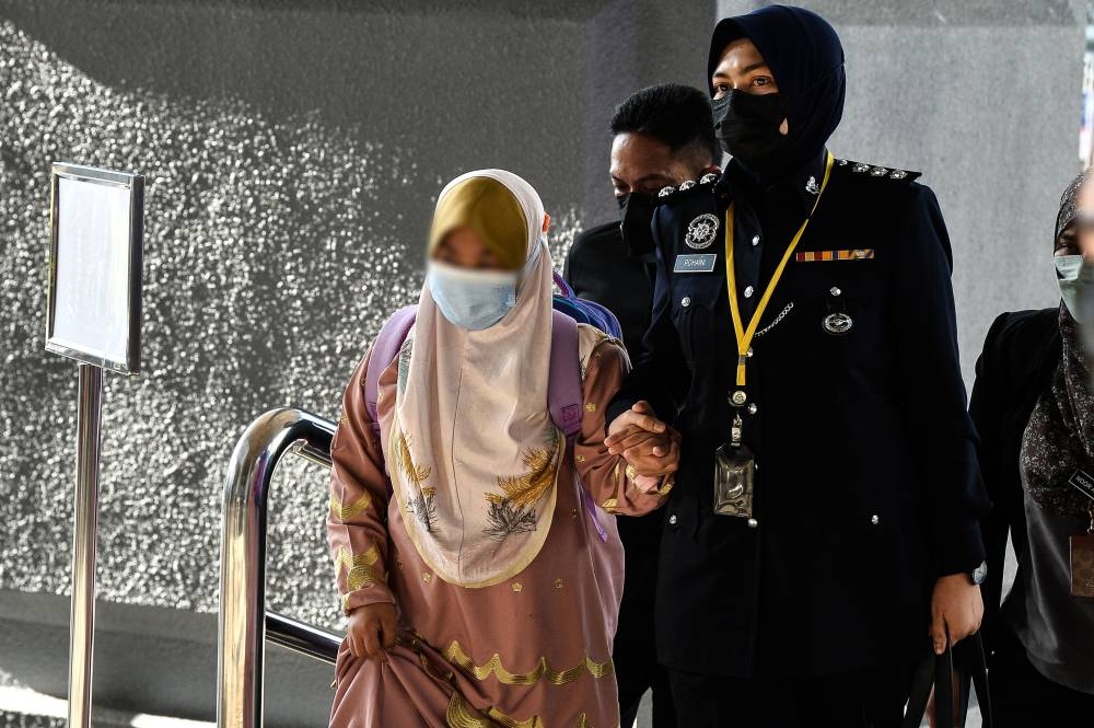 Deputy public prosecutor Zilfinaz Abbas told reporters that Bella, who is the 18th prosecution witness, testified in-camera for two days before Judge Izralizam Sanusi. — Bernama pic 