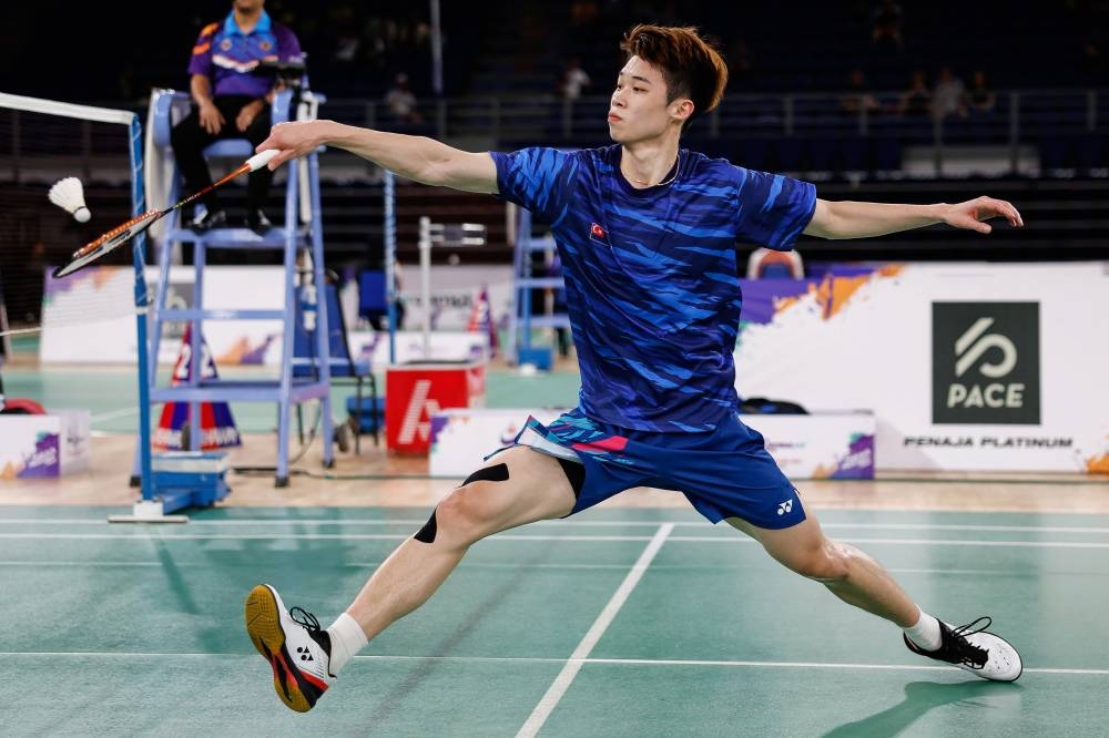 Ng Tze Yong lived up to his billing to clinch the men’s singles badminton gold in the 20th Malaysia Games. — Bernama pic