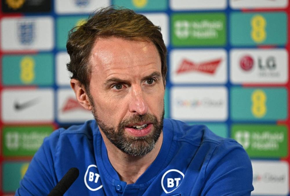England's manager Gareth Southgate attends a press conference at St George's Park in Burton-upon-Trent on June 10, 2022. ― AFP pic