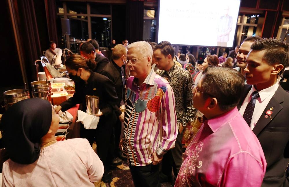 Prime Minister Datuk Seri Ismail Sabri Yaakob arrives for the Keluarga Malaysia dinner in New York September 24, 2022. — Bernama pic
