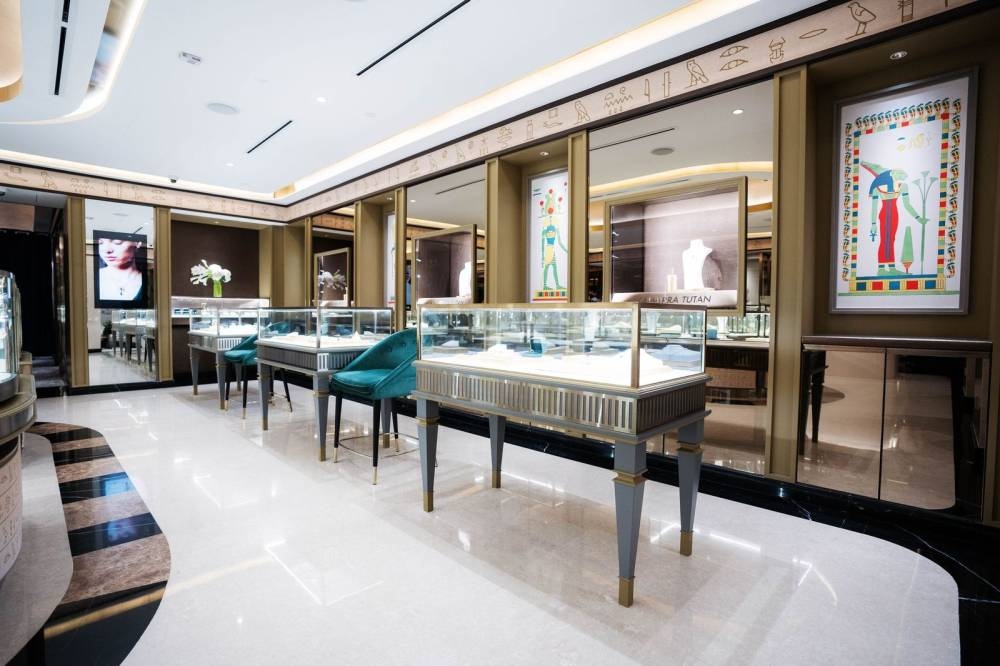 The store is designed with Egyptian-inspired motif, displaying the brand’s handcrafted pieces. — Picture courtesy of Kaimirra Tutan