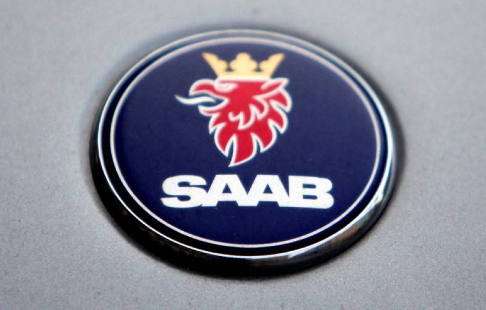 The logo of Swedish manufacturer Saab is seen on a car in Prague June 13, 2012. — Reuters pic
