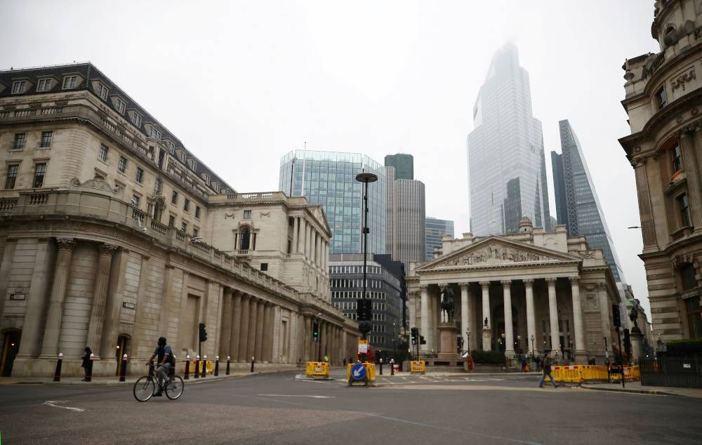 BoE Chief Economist Huw Pill said the central bank was likely to deliver a “significant” rate increase when it meets next in November, adding that financial market upheaval would have a big impact on the economy and would be factored into its next forecasts. — Reuters pic