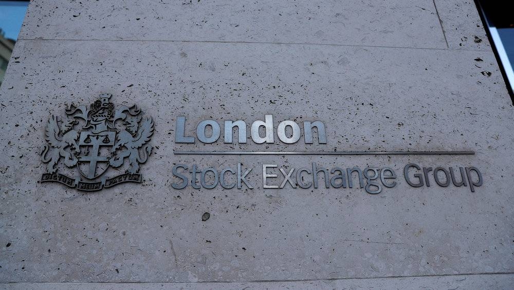 Signage seen outside the entrance of the London Stock Exchange August 23, 2018. — Reuters pic
