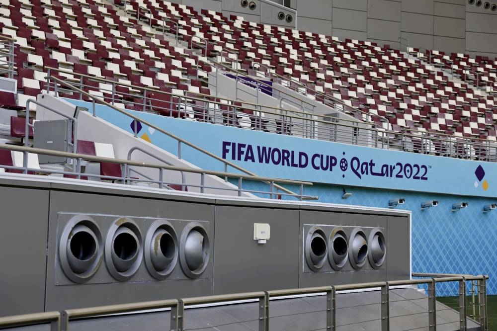 General view inside the Khalifa International Stadium, Doha, Qatar, September 29, 2022 ahead of the World Cup. — Reuters pic 