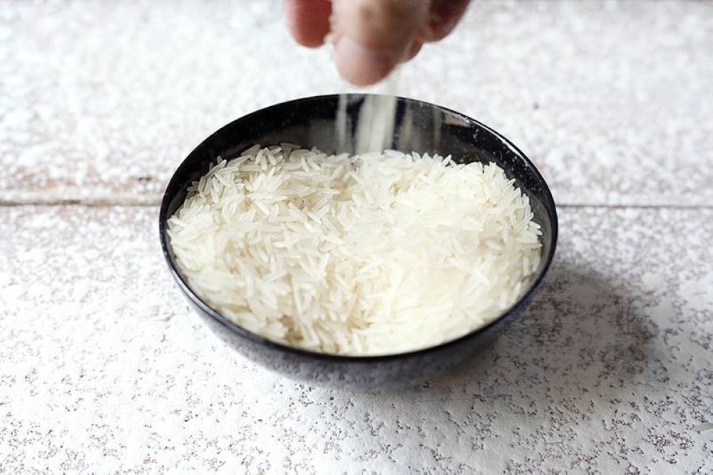 The foundation of any good congee is rice.