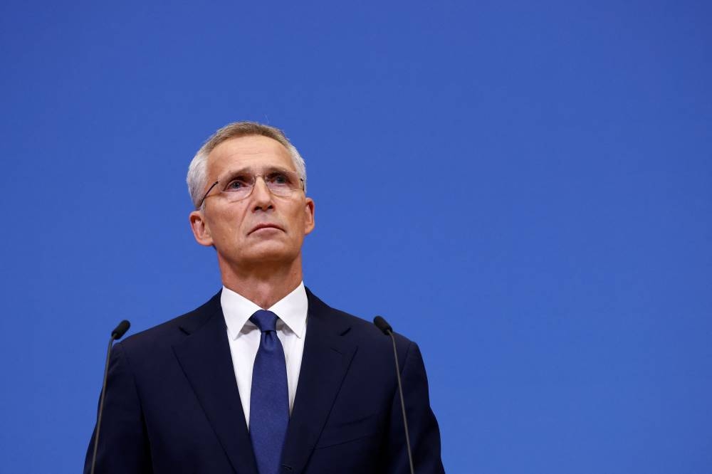 Nato Secretary General Jens Stoltenberg said it seemed Ukraine was making progress in its fight against Russia. — Reuters pic
