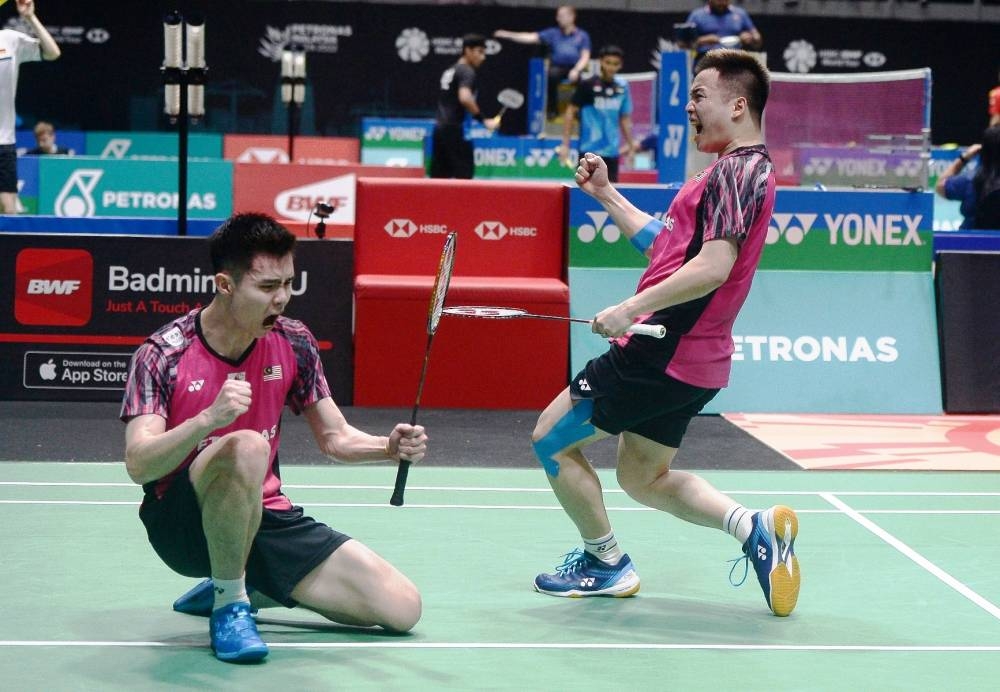 The 2020 Tokyo Olympic Games bronze medallists, who collected 90,328 points, surpassed three-time world champions Mohammad Ahsan-Hendra Setiawan of Indonesia, who sit in fifth with 89,465 points. — Bernama pic 