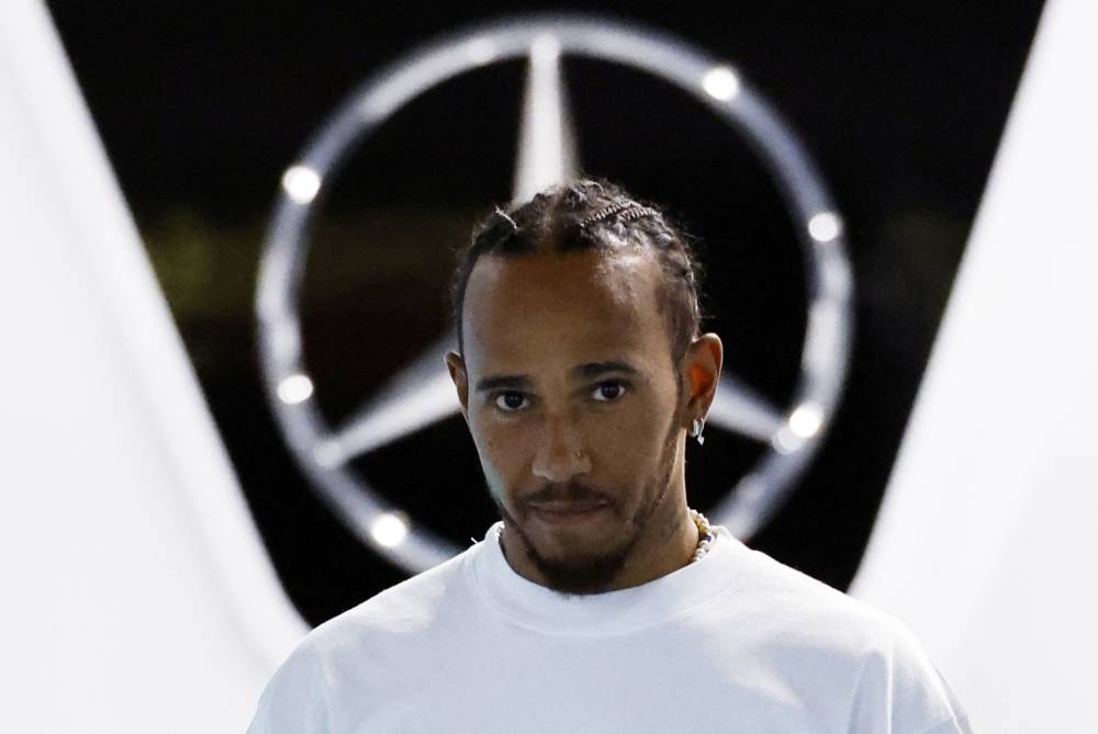 Mercedes’ Lewis Hamilton ahead of the Japanese Grand Prix at the Suzuka Circuit, Suzuka, Japan, October 6, 2022. — Reuters pic 