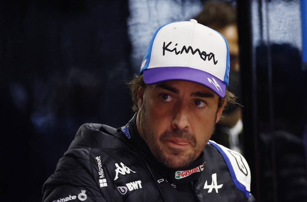 Alpine's Fernando Alonso during practice at the Japanese Grand Prix in Suzuka October 7, 2022. — Reuters pic