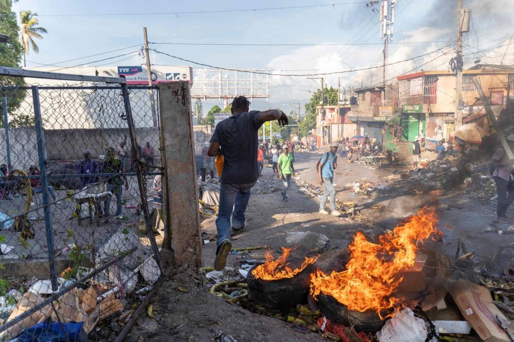 Haiti, the poorest country in the Americas, is facing an acute political, economic and security crisis. —  AFP pic