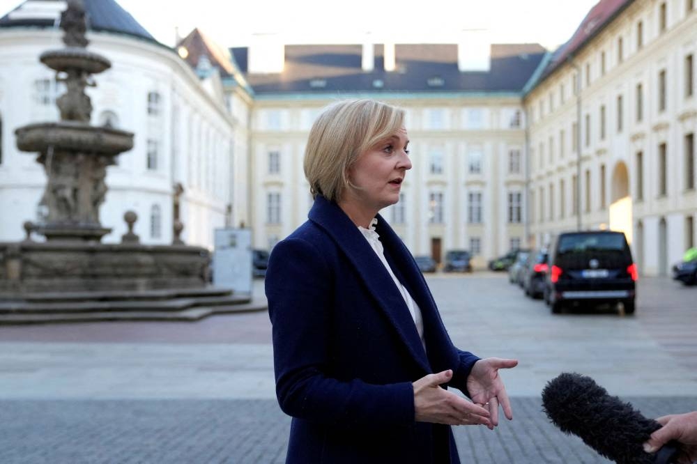 Just over a month into the job, Truss and her team are fighting for credibility. — Reuters pic