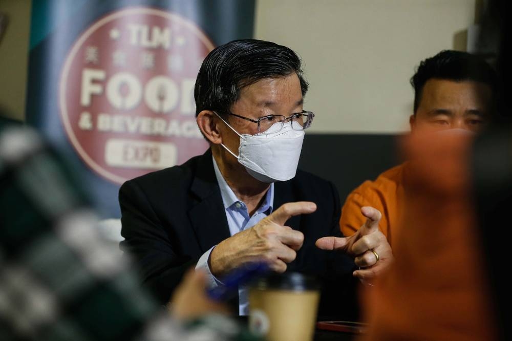 The Penang DAP chairman and chief minister said the party’s state committee would discuss the matter before arranging a meeting with the state Pakatan Harapan (PH). — Picture by Sayuti Zainudin 