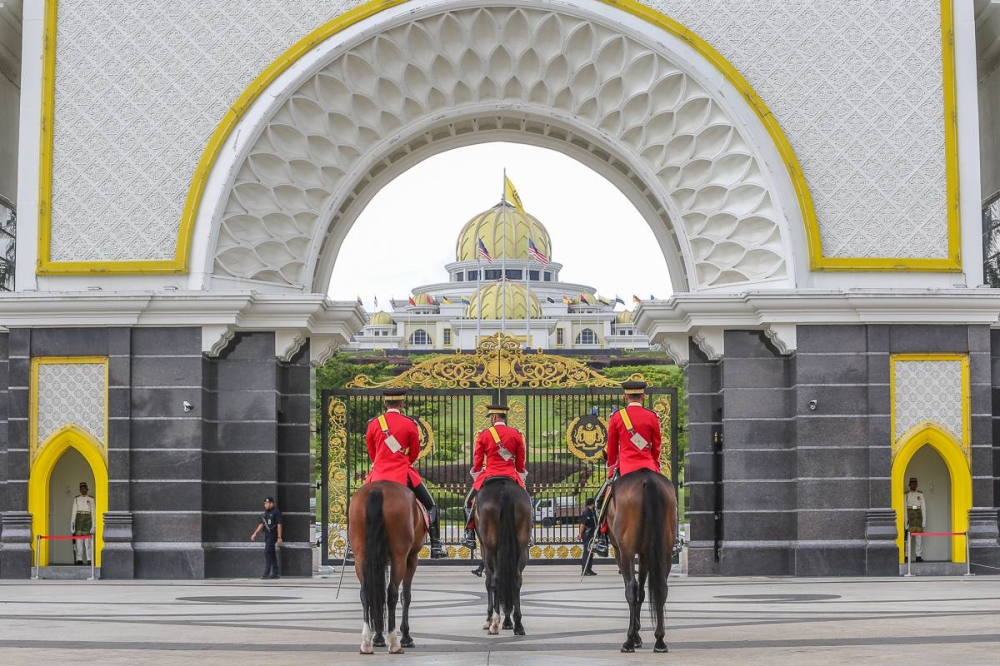 In a statement issued by the Comptroller of the Royal Household Datuk Ahmad Fadil Shamsuddin, the Agong said the decision he made was to return the mandate to Malaysians in order for them to elect a new and stable government. — Picture by Yusof Mat Isa