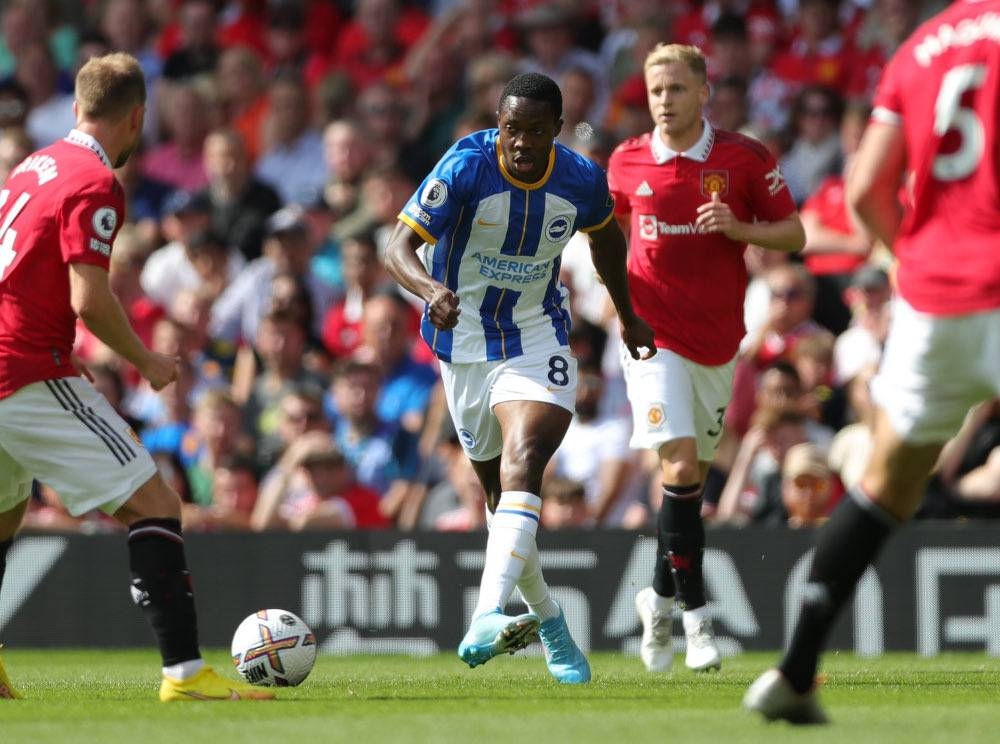 Enock Mwepu fell ill during the recent international break while on a flight to join up with the Zambian team which he captains. After a period in a hospital in Mali, he returned to Brighton for further tests which revealed his condition. — Picture from Twitter/Enock Mwepu