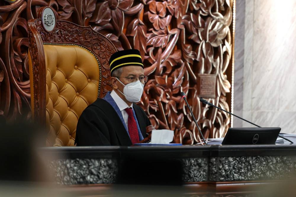 Dewan Rakyat speaker Tan Sri Azhar Azizan Harun said the Dewan Rakyat sitting for the Third Meeting, Fifth Term of the 14th Parliament that was scheduled for 32 days will now be cancelled due to the dissolution of Parliament by the prime minister today. — Bernama pic 