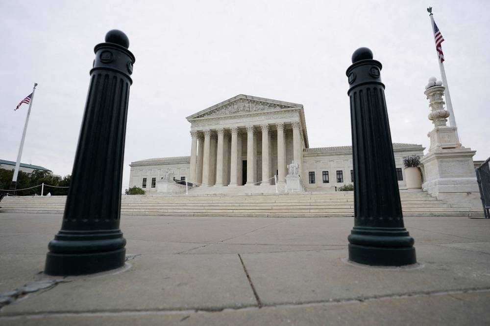 The justices turned away an appeal by a Catholic group and two women of a lower court's ruling holding that fetuses lacked the proper legal standing to challenge a 2019 state law codifying the right to abortion in line with the Roe precedent. — Reuters pic