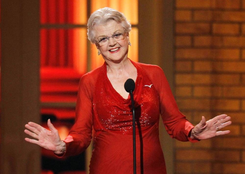 Angela Lansbury speaks on stage after she was named honorary chairman of the American Theatre Wing at the American Theatre Wing's 64th annual Tony Awards ceremony in New York June 13, 2010. — Reuter spic