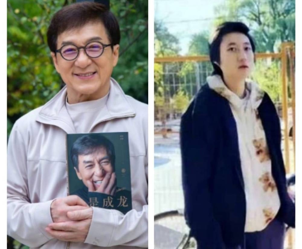 After news broke that his daughter lined up to get free food, social media users flooded Jackie Chan's Weibo asking him to help Etta. — Pictures via Weibo/ 成龙 & 新浪大文娱