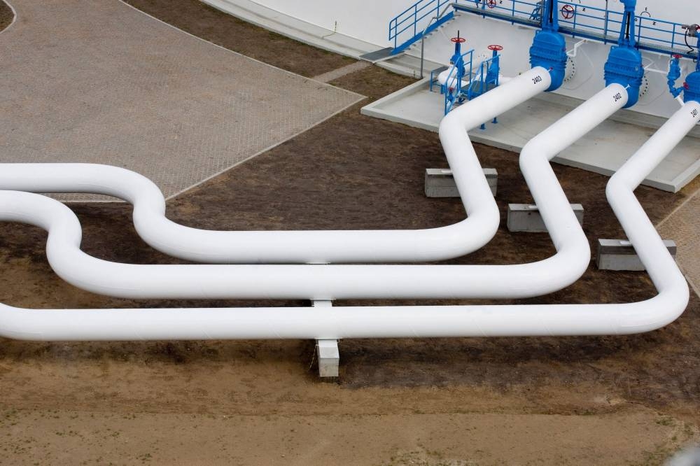 A view shows pipelines at an oil pumping station of Druzhba pipeline, in Adamowo, Poland, June 14, 2011. — Jedrzej Wojnar/Agencja Wyborcza.pl pic via Reuters
