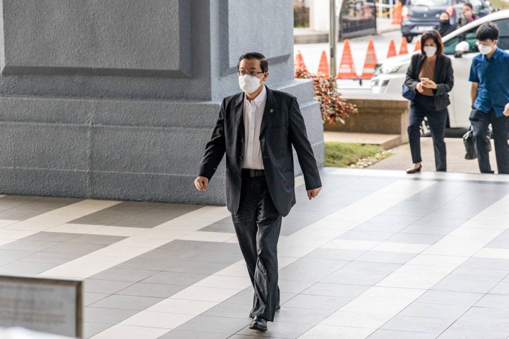 On July 12 last year, the High Court dismissed Lim Guan Eng’s application to transfer the case from the Sessions Court to the High Court. He subsequently appealed to the Court of Appeal but was also rejected on November 16. — Picture by Firdaus Latif