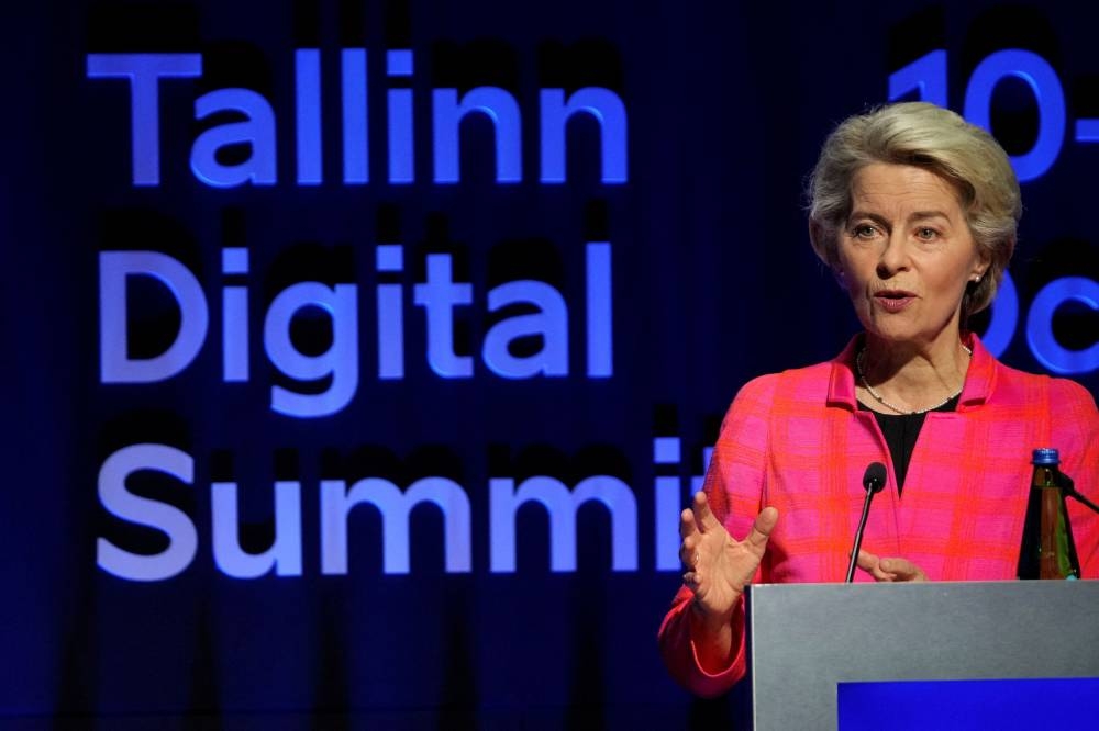 European Commission President Ursula von der Leyen confirmed that the EU would grant candidate status to Bosnia and Herzegovina. — Reuters pic