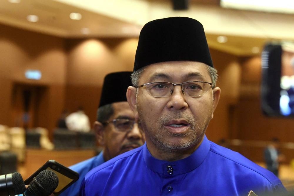 Perlis Mentri Besar Datuk Seri Azlan Man, who is also Perlis BN chairman,  said BN has prepared to face the state election which will be held together with the 15th general election (GE15). — Bernama pic 