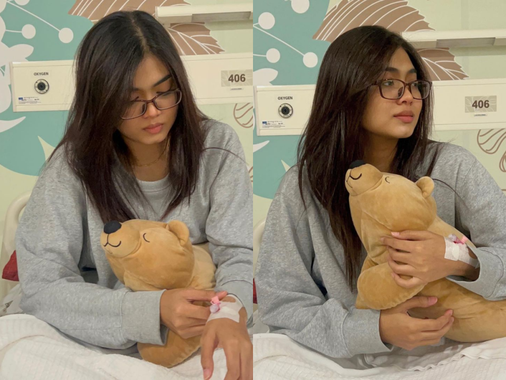 Wafariena Roslan was hurt after performing her own stunt during a telemovie shoot in Lenggong, Perak. — Screenshot via Instagram/ Wafarienaroslan