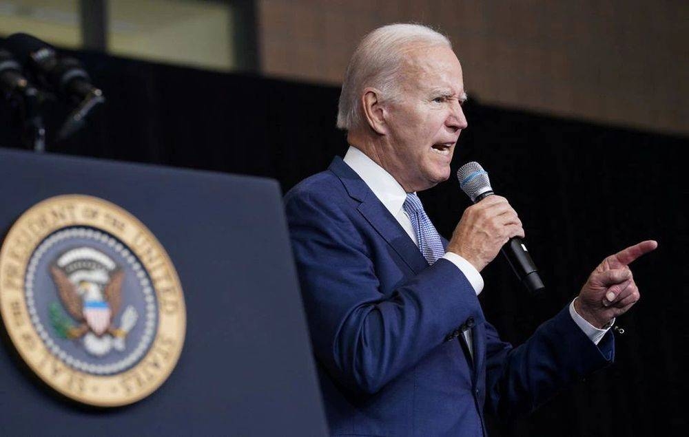 US President Joe Biden speaks about lowering costs for American families during a visit to the East Portland Community Center in Portland, Oregon, US, October 15, 2022. — Reuters pic