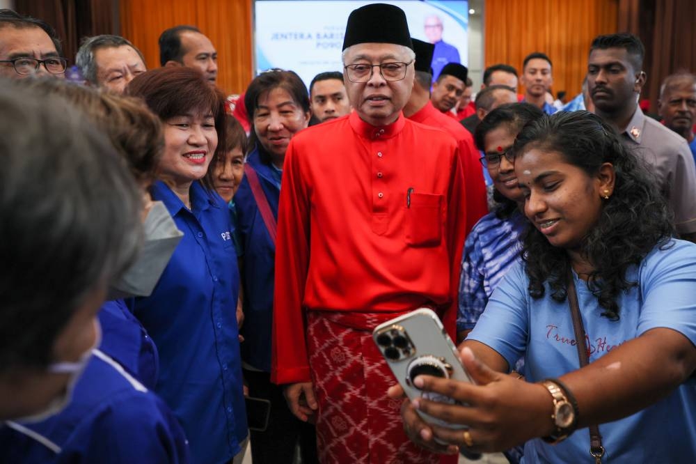 Prime Minister Datuk Seri Ismail Sabri Yaakob attends the launch of the P090 Bera Barisan Nasional (BN) machinery October 16, 2022. — Bernama pic
