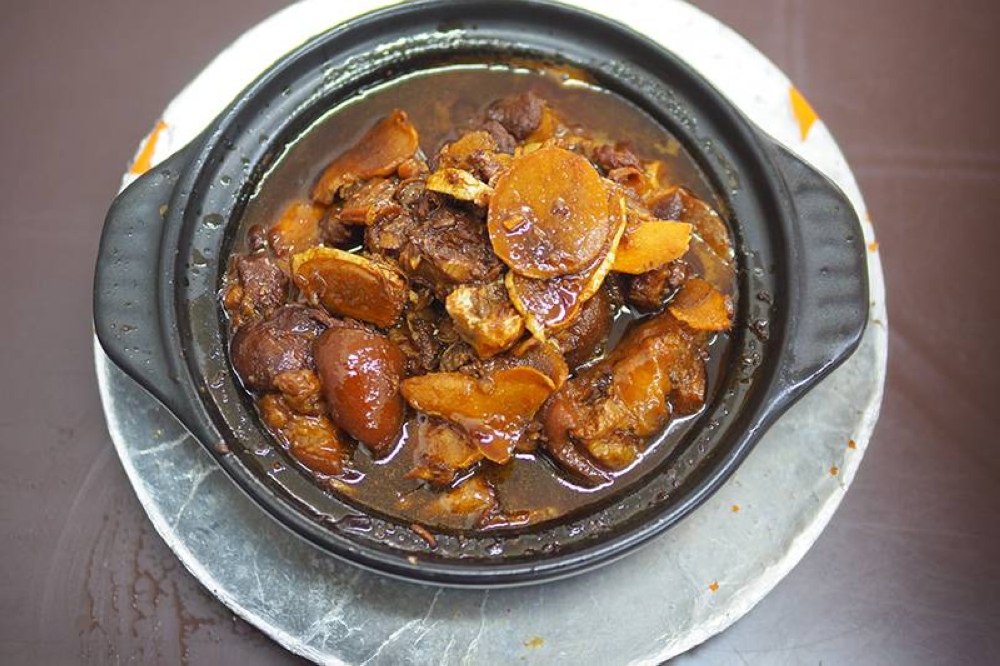 Larger groups can also order their vinegar pork trotter to share or you can take it away for another meal.