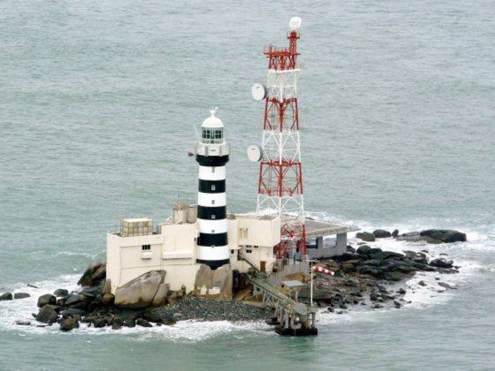 The tiny island of Pedra Branca sits at the entrance to the Singapore Strait about 30km east of the city state and 15km off peninsular Malaysia's southern coast. — Reuters pic